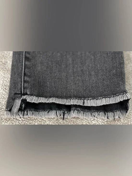 Anthropologie Pilcro Women’s Size 27 Midi Rise Straight Leg Jeans Black - Picture 16 of 16